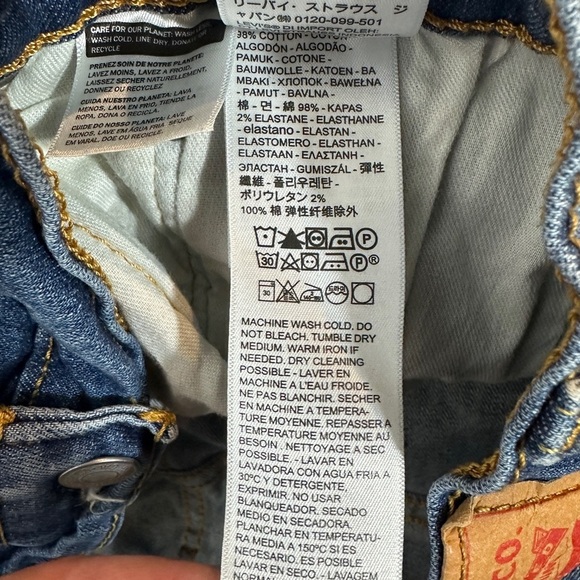 Levis 559 Relaxed Straight Denim Jeans Western Mens Tag 38 x 30 Cowboy - Picture 4 of 7